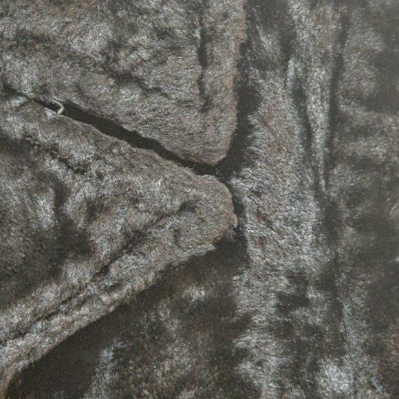 Vintage 1960s Black Faux Fur Coat Women's Size M - Picture 5 of 13